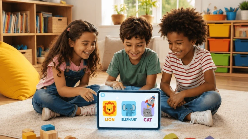 לימוד אנגלית חינם באמצעות אוצר מילים: משחקים אינטראקטיביים של Novakid